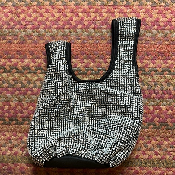 NWT J CREW RHINESTONE LIMITED EDITION CRYSTAL HAND BAG party bling - Picture 2 of 7